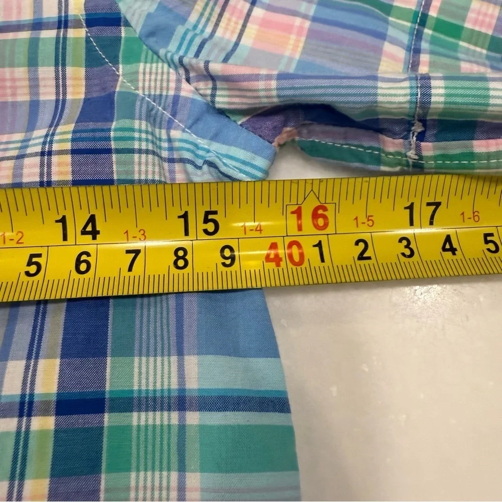 Ralph Lauren Boys Hooodie & Button Down Plaid Shirt LOT OF 2 Sz 8